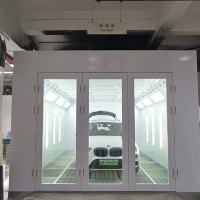 Diesel Turbo Fan Auto Spray Booth 32 Pcs Infrarood Lampen Gemakkelijk te bedienen