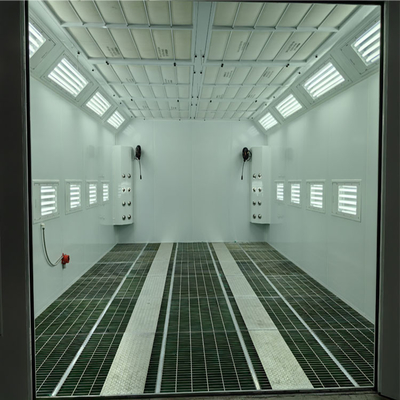 Diesel Turbo Fan Auto Spray Booth 32 Pcs Infrarood Lampen Gemakkelijk te bedienen
