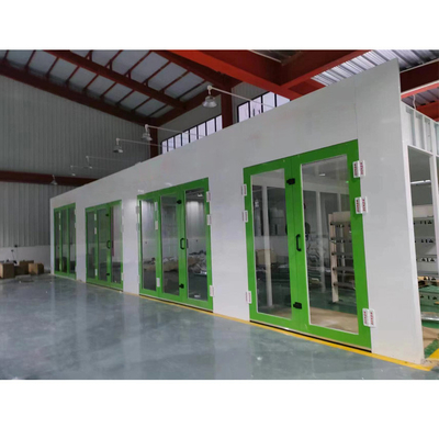 Diesel Turbo Fan Auto Spray Booth 32 Pcs Infrarood Lampen Gemakkelijk te bedienen