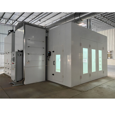 Diesel Turbo Fan Auto Spray Booth 32 Pcs Infrarood Lampen Gemakkelijk te bedienen