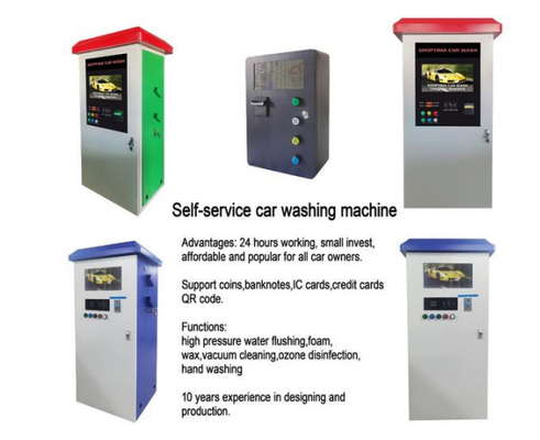 Hoogdrukkaart zelf autowasmachine aanpasbaar met 1,5 mm stalen plaat