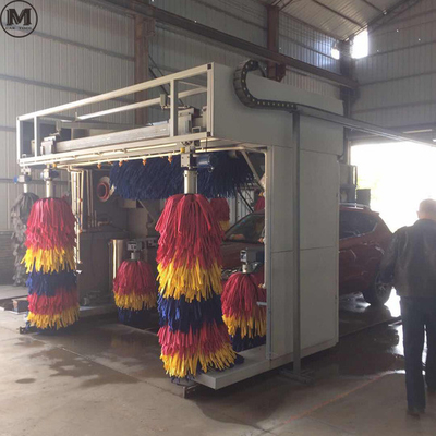 7 Borstels Gantry Type Automatische Hoogdruk Autoverwasser Water spoelen