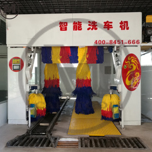 7 Borstels Gantry Type Automatische Hoogdruk Autoverwasser Water spoelen