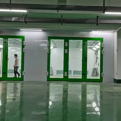 48 stuks LED-lampen en 7.5 kW uitlaatventilator CE goedgekeurde sproeibooth voor autoverf