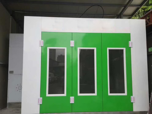 220V Dieselbrander Autosproeikamer met interne grootte 6900*4000*2700mm