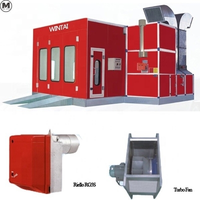NM Disc Dia. European Automotive Car Paint Booth met LED-lichten en CE-goedkeuring