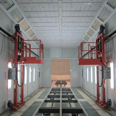 Dieselbrander Truck Spray Booth 220V 39KW Met LED licht En 11KW ventilatoren