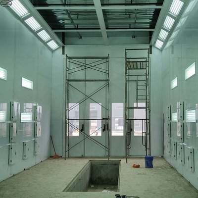 Dieselbrander Truck Spray Booth 220V 39KW Met LED licht En 11KW ventilatoren