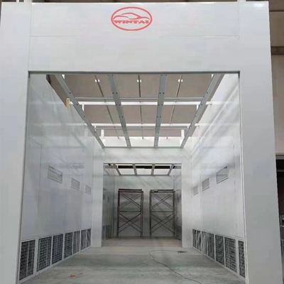 25m Truck Spray Booth Met Rockwool Wallboard En Verschillende Geen laadsnelheid