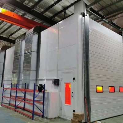 25m Truck Spray Booth Met Rockwool Wallboard En Verschillende Geen laadsnelheid