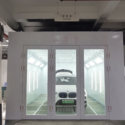 50 mm muur auto verf bakoven 15 kW hoge snelheid voor auto sproei booth