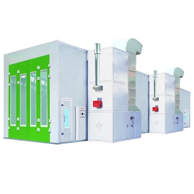 Truck Paint Room Bus Spray Booth met 2 sets van 11KW inlaatventilatoren en LPG-verwarmingsbron