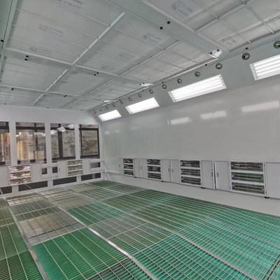Outdoor LED Industrial Bus Spray Paint Booth met 2 sets van 7,5 kW uitlaatventilatoren