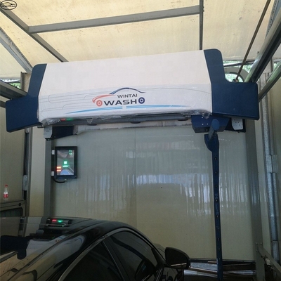 Borstelloze autowasmachine met één arm met installatie W tussen 3350 mm en 3686 mm