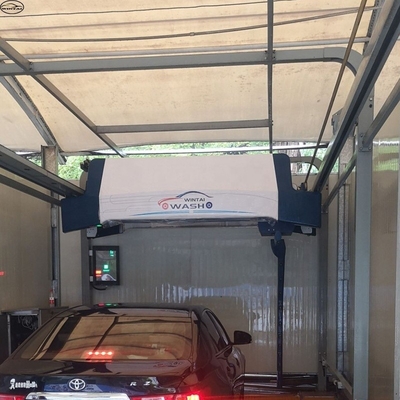 Borstelloze autowasmachine met één arm met installatie W tussen 3350 mm en 3686 mm