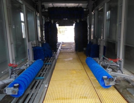 Roestvrij volledig automatische tunnelwasmachine voor auto's Jeep Coach binnen 10 zitplaatsen