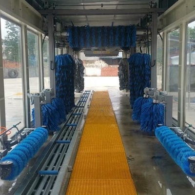 AC380V Automatische Autoverwassen Tunnelmachine 0,9Mpa Luchtdruk met hoge luchtstroom