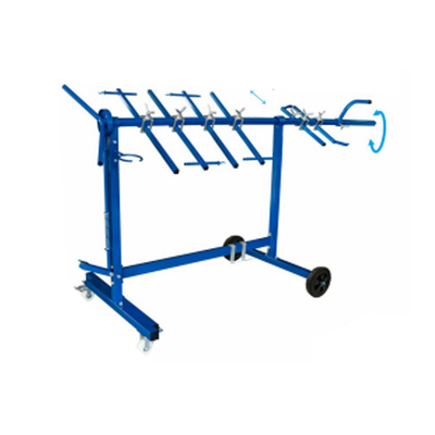 Hoge stabiliteit Multi Angle Auto Verf Rack Afneembare Met 34kg Capaciteit