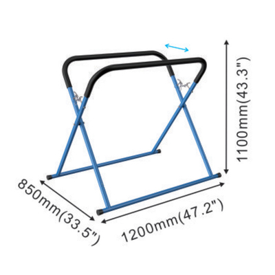 Blauw metaal autoverfstandaard 10 kg multifunctionele verfframe