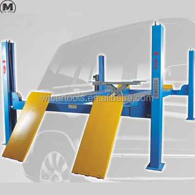 Liftcapaciteit 4000 kg 4 Post Car Hoist 4720mm Lengte 2.2KW Motorvermogen
