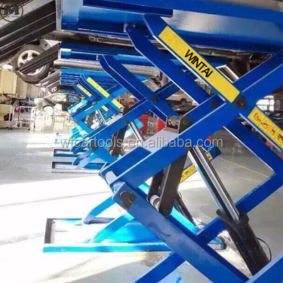 61"/1550mm Platformlengte 3 ton Draagbare autolift met dubbele cilinder
