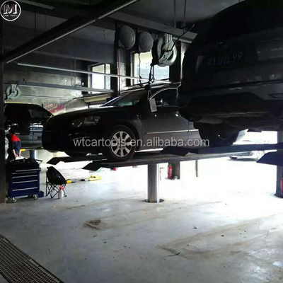 Hydraulische grond verborgen ontwerp Single Post Car Lift Voor 3500kg voertuigen