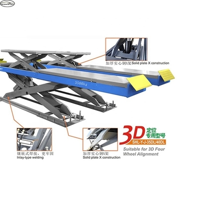 Ruimtebesparende schaar Draagbare voertuiglift 3500kg Liftcapaciteit Voor garages