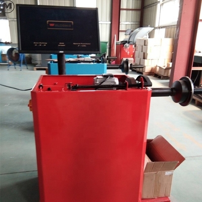 Volledig automatische bandenbalansmachine 0,37kw 220v voor snelheidsbalansering