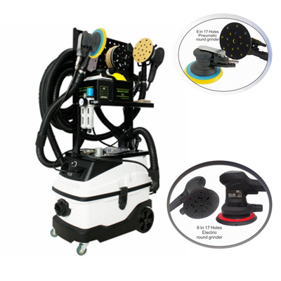 Dual Station Car Body Polish Machine Energie-efficiëntie Met Bankhoogte 61cm
