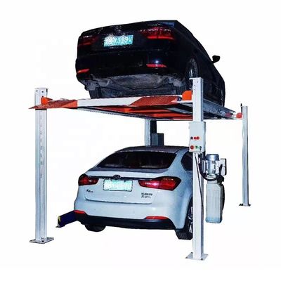 Vierkoloms parkeerlift voor voertuiglift 12 eenheden laadcapaciteit lage onderhoudskosten