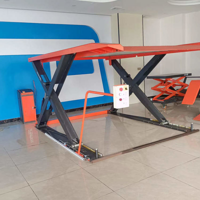 2.2KW motor dubbeldek schaar parkeerlift voor 5000mm*2000mm*1900mm auto grootte
