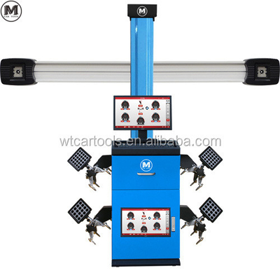 Dual Screen 3D Vierwiel Alignment System met Lenovo M881S Computer