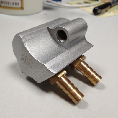 Vers aluminium plaat Atf Filler Adapter versnellingsbak Olie Vollediging Connector Voor A6L