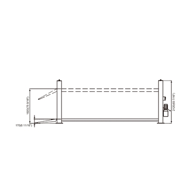 4 ton wiellaligning draagbare wagenlift met elektrische luchtveiligheidssluiting