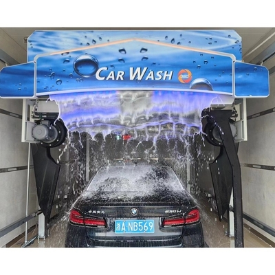 Eenarmige, touchless autowasmachine met 6 droger en 8m Lx5mm spoorgrootte