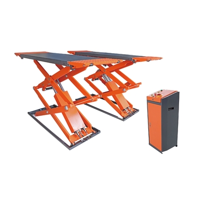 Full Rise Automotive Scissor Lift 1850mm Lifting Height Met Pneumatisch Veiligheids slot