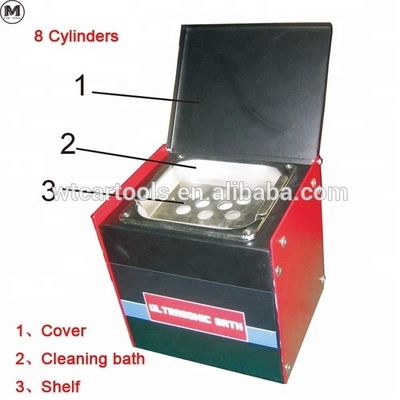 8 cilinders injector tester en reiniger machine 4L test vloeistof tank volume