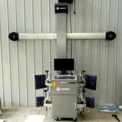 Hoogprecisie 3d wiel uitlijning machine Stabiel werken met 4 voet klem