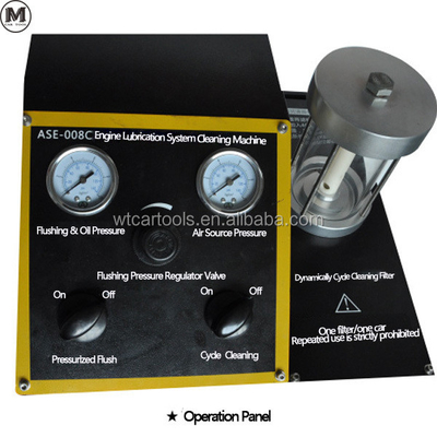 ASE-008 Metalen motor spoelmachine 65L voor het reinigen van het smeersysteem van de motor