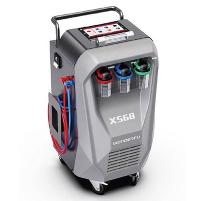 3/8HP Compressor X568 Auto AC Recovery Machine met spoelfunctie en ingebouwde printer