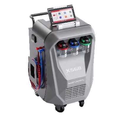 3/8HP Compressor X568 Auto AC Recovery Machine met spoelfunctie en ingebouwde printer