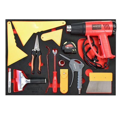 53 stuks 4 wielen auto mechanisch gereedschap set 3 lades voor reparatie werkplaats