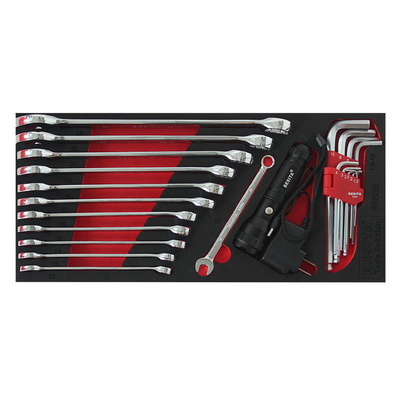 53 stuks 4 wielen auto mechanisch gereedschap set 3 lades voor reparatie werkplaats