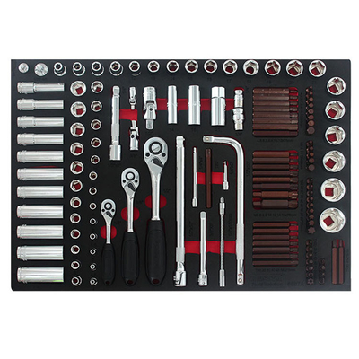 BESITA Grijs 6691 257 stuks Mechanische gereedschapsset voor het repareren van terreinvoertuigen