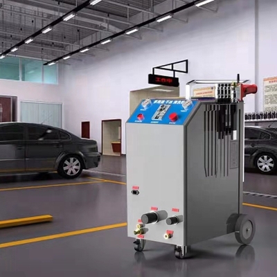 Grijs droog ijs blaasmachine 1,5 kg/min Capaciteit voor het reinigen van auto motor koolstof