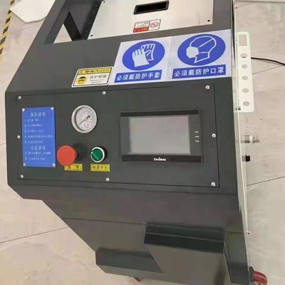 Grijs droog ijs blaasmachine 1,5 kg/min Capaciteit voor het reinigen van auto motor koolstof