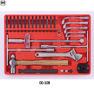 252 Hand Tools and 6 Drawers Tool Cabinet for Garage Organization Solution