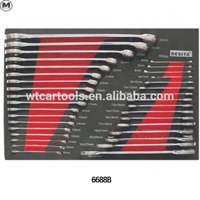 400 stuks Garage Tool Trolley Set Grote capaciteit Met 8 laden 5 stuks Wielen