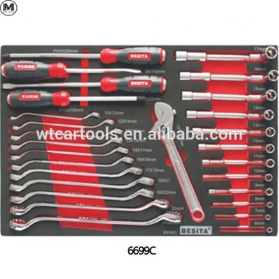 400 stuks Garage Tool Trolley Set Grote capaciteit Met 8 laden 5 stuks Wielen