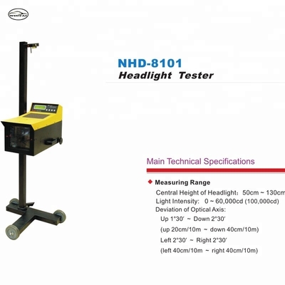 AC220V NHD-8101 testmachine voor koplampen voor automobiel en motorfiets
